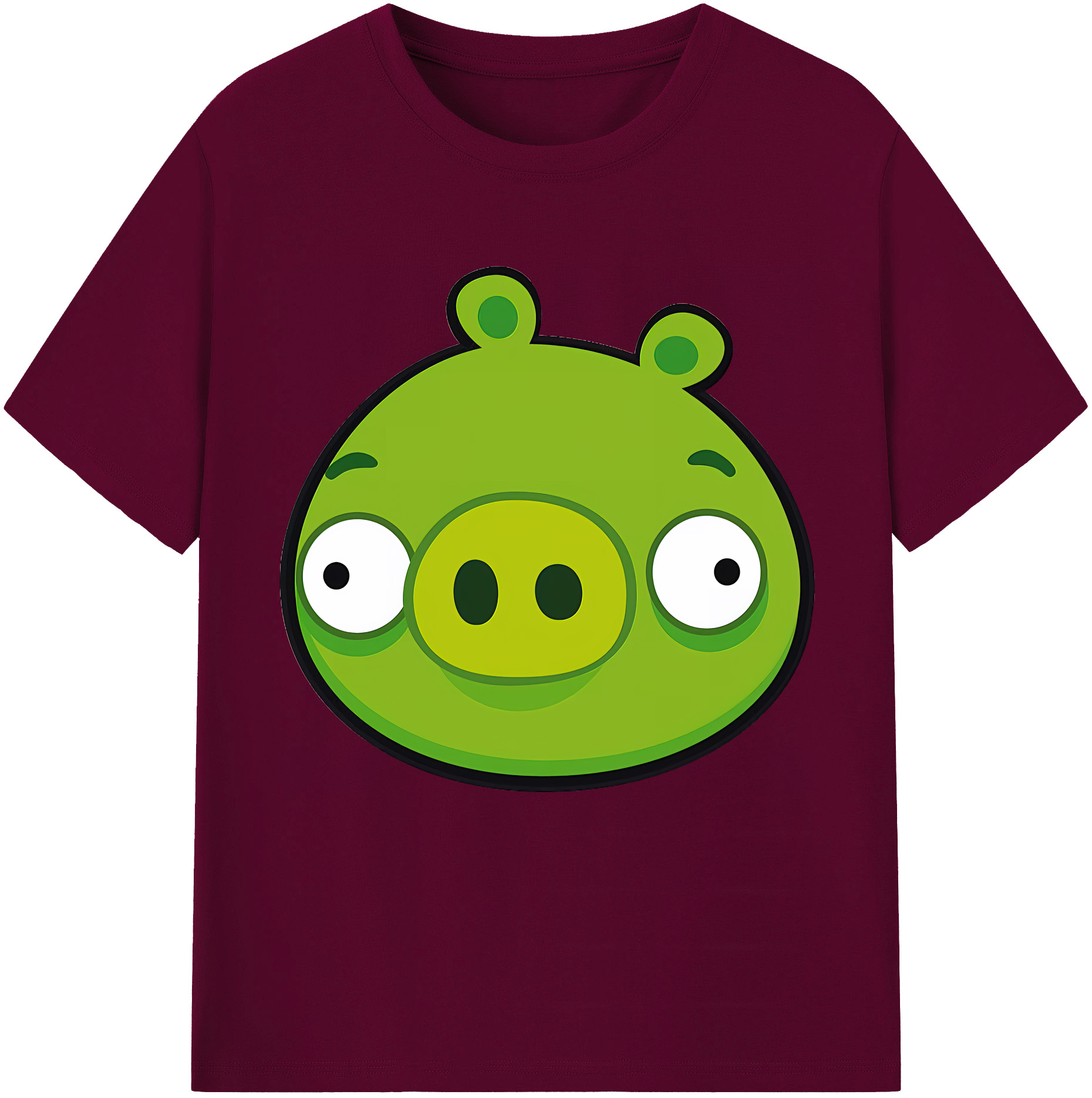 （画像用） Angry Birds アングリーバード レディースカジュアルプリントTシャツ（綿100％）